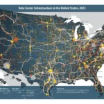 Large data centre infrastructure supporting AI image scanning services