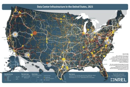 Large data centre infrastructure supporting AI image scanning services