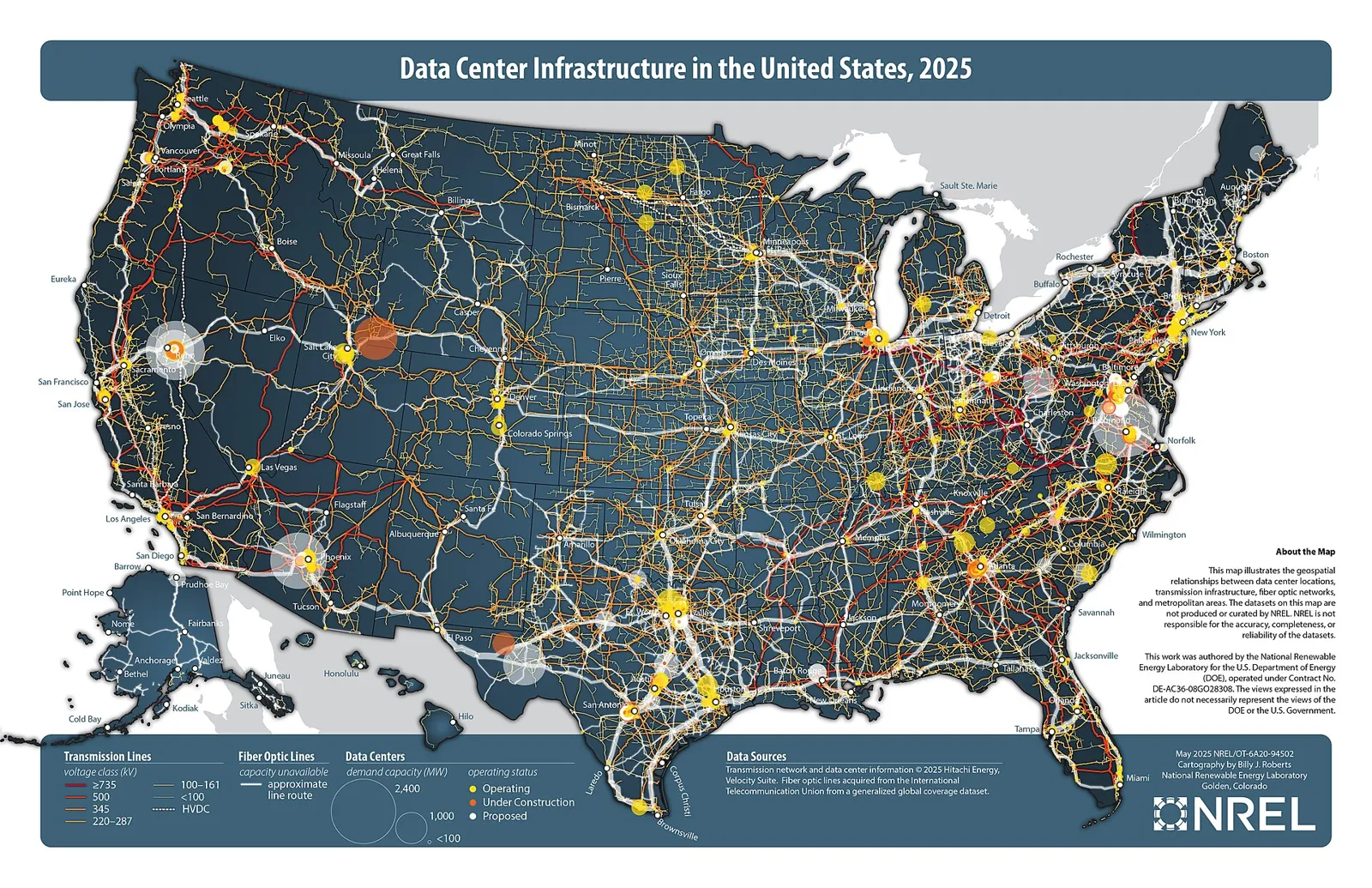 Large data centre infrastructure supporting AI image scanning services
